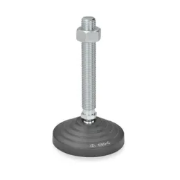 Ganter Gelenkfüße, ESD-Kunststoff GN344.2-100, mit Mutter, mit Gummiauflage
