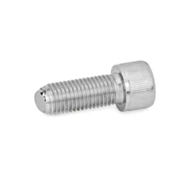 Ganter Kugelspannschrauben, Edelstahl GN606, abgeflachte Kugel