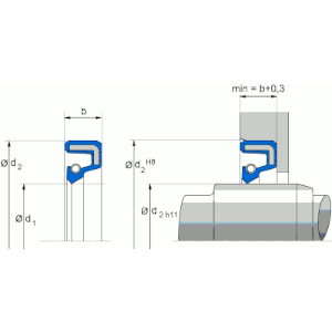 12X25X5 BAU2X2 75FKM585